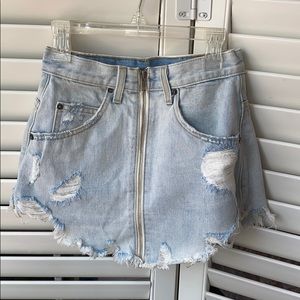 Carmar denim skirt
